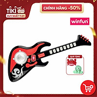 Đồ chơi âm nhạc cho bé Đàn guitar vui nhộn Rock & Roll Winfun 2054 - bé tập làm nhạc sỹ - phát triển năng khiếu âm nhạc