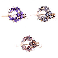 3pcs Strong Flower Hair Clip Clasp Formal Fine Hair Pin Crab Hair Jewelry