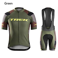áo đi xe đạpPro Team TREK Cycling Sets Jersi Berbasikal Bicycle Bike Riding Clothes MTB Set Road Bike