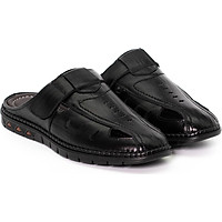 Giày sabo, giày sục da bò thật đục lổ thoáng mát VO Shoes HT811