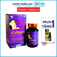 Collagen Royal Jelly - Ngăn ngừa quá trình lão hóa, Tăng cường độ đàn hồi cho da, Bảo vệ tế bào da, giúp da chắc khỏe, mịn màng (Hộp 30 viên)
