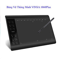 Bảng điện tử VINSA 1060Plus bút cảm ứng từ không dùng pin - bản quốc tế nâng cấp so với Gaomon 1060- Hàng Chính Hãng