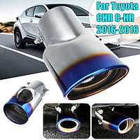 Stainless Steel Rear Exhaust Muffler Tip End Pipe For Toyota C-HR CHR 2016-2018