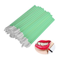 Cọ Son Môi Trang Điểm Nghệ Thuật (100 Cái) - Xanh Lá Nhạt