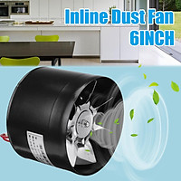 2800r/ min 6 Inch 40W Silent Extractor Fan 7 Blades Duct Hydroponic Inline Exhaust Industrial Factories/Restaurants Vent