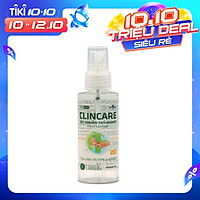 Xịt sát khuẩn tay nhanh khô và bề mặt vật dụng Clincare SH 70ml