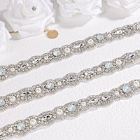 1 Máy Tính Cô Dâu Kim Cương Giả Cho Phụ Nữ Cưới Phụ Kiện Đá Pha Lê Thời Trang Dạ Hội Thắt Lưng Váy Cô Dâu Tất Phù Dâu Tặng