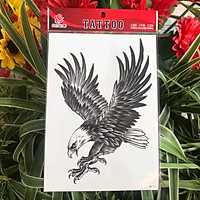 HB-105-Hình Xăm Dán 3D Cho Tay, Ngực, Vai, Lưng Tattoo - HÌNH ĐẠI BÀNG BẮT MỒI