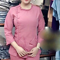 MẪU BÁC SĨ # Đồ Lam Đi Chùa # Quần Áo Nữ