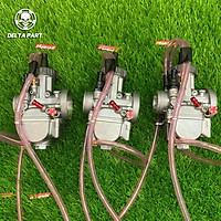 Bình xăng con độ - Nắp chao mini Ga dẹp full họng 24-26-28-30-32-34