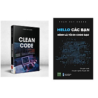 Combo 2Q: Clean code – Mã Sạch Và Con Đường Trở Thành Lập Trình Viên Giỏi + Hello Các Bạn Mình Là Tôi Đi Code Dạo