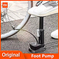 Máy bơm bàn đạp Xiaomi Deli mới Máy bơm xe đạp không khí di động Máy nén khí bàn đạp Máy bơm lốp