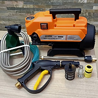 máy rửa xe mini không chĩnh áp boseton T1 dây xịt 15m ngại gì vết bẩn
