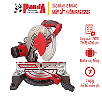Máy cắt nhôm Panda PA9255CR, Motor dây curoa, Công suất 1750W, Lưỡi 255mm, Máy cắt góc đa năng