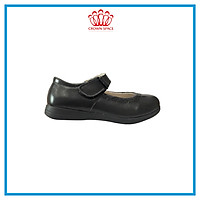 Giày Búp Bê Đi Học Bé Gái Crown Space UK School Shoes CRUK3040 Cao Cấp Nhẹ Êm Thoáng Mát Size 28-36/4-14 Tuổi
