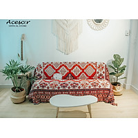 Thảm Chăn Thổ Cẩm, Vintage Phủ Sofa,Thảm Trải Sàn, Trải Bàn, Chăn Đắp TVT04 180x230 cm - Trang Trí Phòng Khách, Phòng Ngủ, Làm Quà Tặng Tân Gia, Sinh Nhật (Nội Thất)