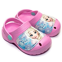 Giày Sandal Quai Nhựa Bé Gái Disney Nữ Hoàng Băng Giá Elsa FZ 103SD-PINK Hồng