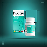 Viên Uống PROCARE BY SOJILABS HEMAX hỗ trợ cải thiện thính lực, hỗ trợ giảm ù tai hộp 30 viên