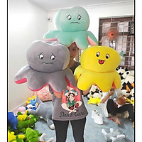 Gấu Bông bạch tuộc cảm xúc 2 mặt size 30cm/50cm