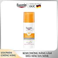 Kem Chống Nắng Làm Đều Màu Da Eucerin Sun Cream Face Tinted CC Cream SPF50+ 50ml (Tông Màu Da Tự Nhiên)