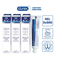 Bộ 3 gel bôi trơn Durex K-Y Jelly 50g