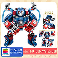 Đồ chơi lắp ghép Robot Biến Hình MK Series chi tiết Bằng nhựa ABS an toàn