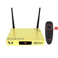 Combo android tv box Vinabox X2 2019 và Điều khiển giọng nói - Hàng Chính Hãng