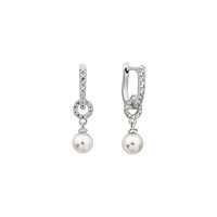 Bông Tai Bạc Đính Đá PNJSilver NHXMW000013