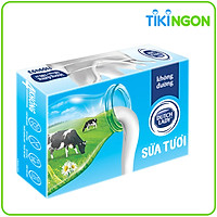 Thùng 48 Hộp Sữa Tươi Tiệt Trùng Dutch Lady Cô Gái Hà Lan Không Đường (48X180ml)