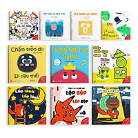 Sách Ehon - Combo 10 cuốn Màu sắc, Âm thanh, Hình khối - Ehon Nhật Bản cho bé 0-6