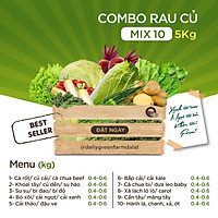/HCM/ - COMBO 5kg - 10 loại Rau củ Đà lạt tươi ngon