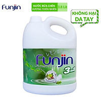 Nước rửa chén Funjin chính hãng 3,8L sạch kin kít, không hại da tay