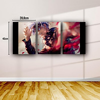 Bộ tranh 3 tấm anime Chú thuật hồi chiến Jujutsu Kaisen (3) tranh ghép anime 86,6x40cm