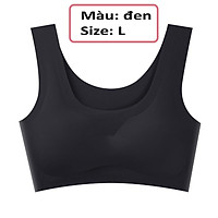 Áo lót nữ AL3A lụa băng 1 mảnh đúc su cao cấp thun lạnh, thoáng khí, co giãn, đồ lót thể thao tập yoga hoặc mặc ngủ