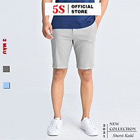 Quần Short Nam 5S (2 màu), Chất Kaki Cotton Co Giãn, Thấm Hút Tốt, Hạn Chế Nhăn (QSK21008)