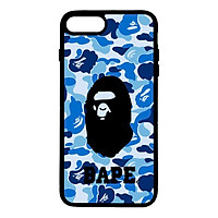 Ốp lưng dành cho Iphone 7 Plus B.A.P.E Xanh Chữ - Hàng Chính Hãng