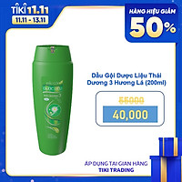 Dầu Gội Dược Liệu Thái Dương 3 Hương Lá (200ml)