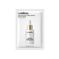 Mặt nạ tinh chất vàng 24K LANBENA giảm nếp nhăn chăm sóc da mặt 25ml