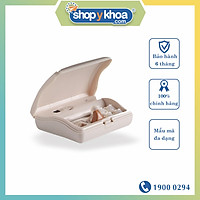 Máy trợ thính siêu nhỏ lỗ tai, hộp sạc di động có đèn Mimitakara (JAPAN) UP-6SXX