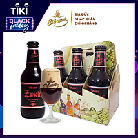 Combo Lốc 6 Chai Bia Đức Thầy Tu EIBAUER ZWICK'L DUNKEL 250ml/chai