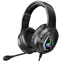 ONIKUMA X2 Wired Gaming Headset PC Stereo Over-ear Game Headphone with Noise Reduction Mic RGB Lights for Computer PC Gamer