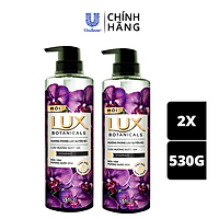 Combo Sữa Tắm Lux Botanical Hương Nước Hoa Phong Lan Quyến Rũ Lưu Hương 12H, Thơm, Nước Hoa 530G X2
