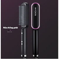 Lược Điện / Máy Uốn Duỗi Tóc K-SKIN Cách Nhiệt 2 Lớp Chống Bỏng, Dưỡng Tóc, Không Gây Tổn Thương Da Đầu - Hàng Chính Hãng