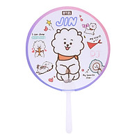 Quạt Nhựa Cầm Tay Trong Suốt Nhân Vật BT21