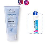 Gel rửa mặt dành cho da nhạy cảm SVR physiopure gelee moussante TẶNG bông tẩy trang Jomi / son dưỡng Rebirth (Nhập khẩu)