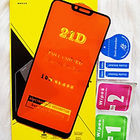(Màu Đen) Kính Cường Lực 21D CAPARIES CHÍNH HÃNG cho OPPO A3S Full Keo Màn Hình 21D SIÊU BỀN, SIÊU CỨNG, ÔM SÁT MÁY