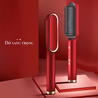 Lược Điện Chải Thẳng Tóc, Uốn Cụp Tóc Chuyên Nghiệp Tiện Lợi - Máy Uốn Tóc Siêu Tốc Hiện Đại Công Nghệ Hàn Quốc Mới Nhất