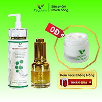 Bộ Đôi Xóa Mụn, Mờ Thâm Nám, Dưỡng Trắng Da V9Queen