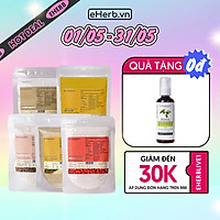 Combo 5 Mặt Nạ Bột Siêu Trắng Da: Cám Gạo, Yến Mạch, Đậu Đỏ, Khoai Tây, Nghệ MILAGANICS (100g/ Túi)