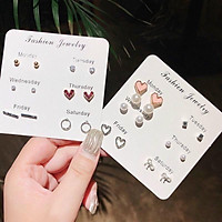 SET HOA TAI NỮ ĐÍNH ĐÁ DỰ TIỆC SIÊU XINH PHONG CÁCH HÀN QUỐCHÀNG CHUẨN LOẠI 1HOA TAI NỮ ĐẸP 2021